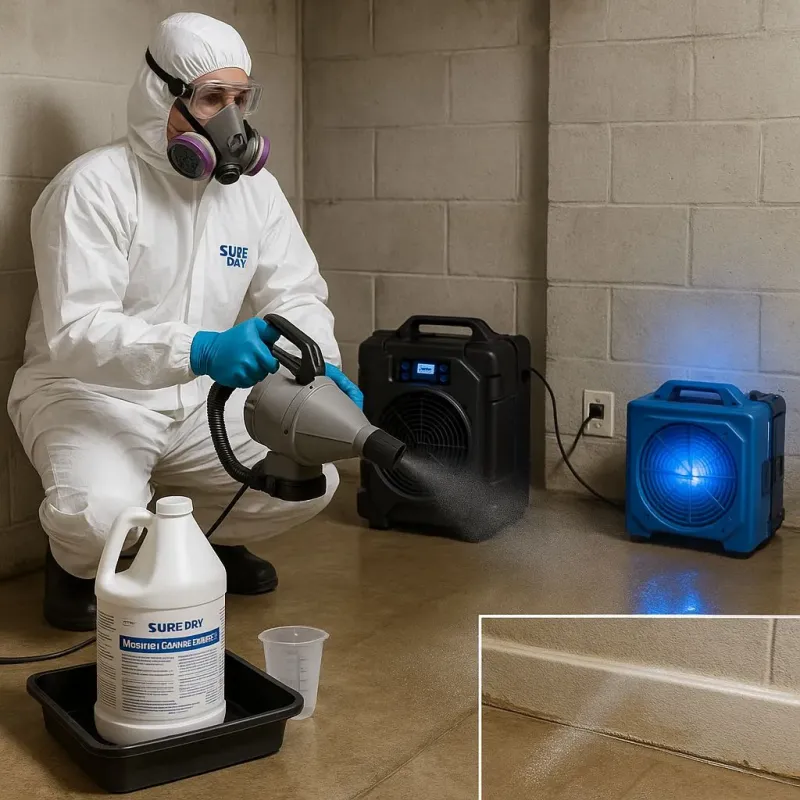 Sanitization and Odor Removal process in Hudson, NH
